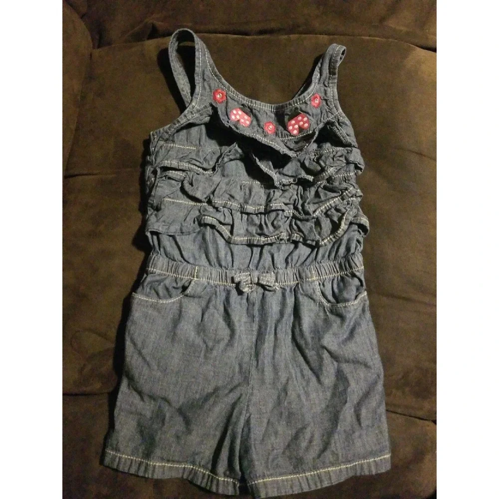 Gymboree polka dot ladybug romper 8